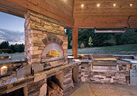 outdoor deck kitchen